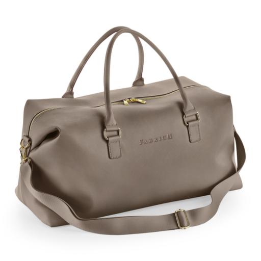 SAFFIANO WEEKENDER TAUPE FRONT.jpg